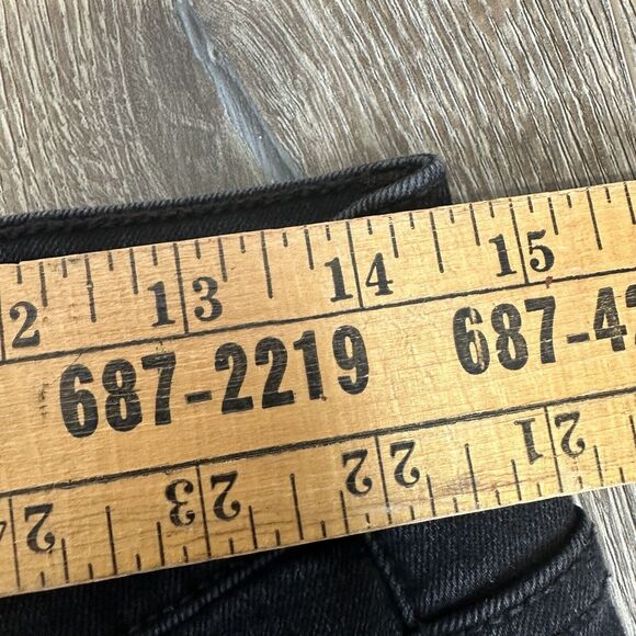 Judy Blue Skinny Fit Jeans‎ Leopard Print Patches Womens 7/28 Black Distressed - Picture 8 of 16